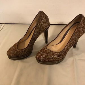 Cole Haan calf hair heels